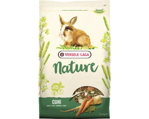 Krmivo pro králíky Versele Laga Nature Cuni 2,3 kg Versele-Laga Nature CUNI krmivo pro králíky 2,3 kilogramové balení se zeleninou