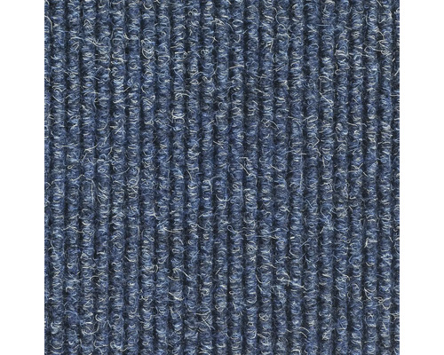Kobercová dlaždice Solid Rib 33 modrá 50x50 cm