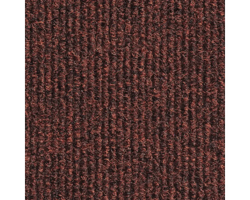 Kobercová dlaždice Solid Rib 41 červená 50x50 cm