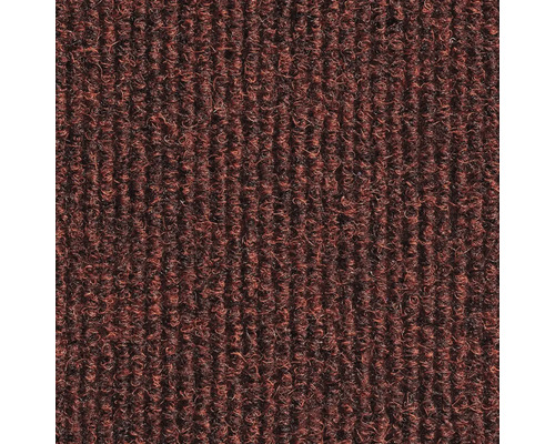 Kobercová dlaždice Solid Rib 41 červená 50x50 cm Detailní pohled na berberský koberec