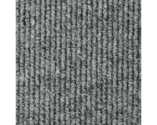 Kobercová dlaždice Solid Rib 70 sv.šedá 50x50 cm Detail šedého koberce