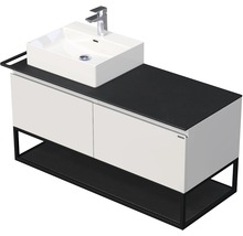 Koupelnová skříňka s umyvadlem Intedoor Landau Metal 120 cm bílá-thumb-0