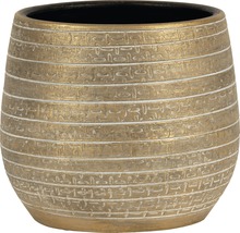 Obal na květináč passion for pottery Solano Ø 16 x 14 cm zlatý-thumb-0