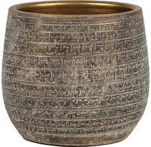 Obal na květináč passion for pottery Solano Ø 20 x 18 cm antický zlatý-thumb-0