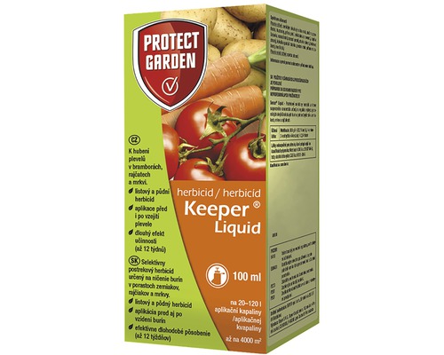 Herbicid Keeper Liquid k hubení plevelů v bramborách, rajčatech a mrkvi 100 ml