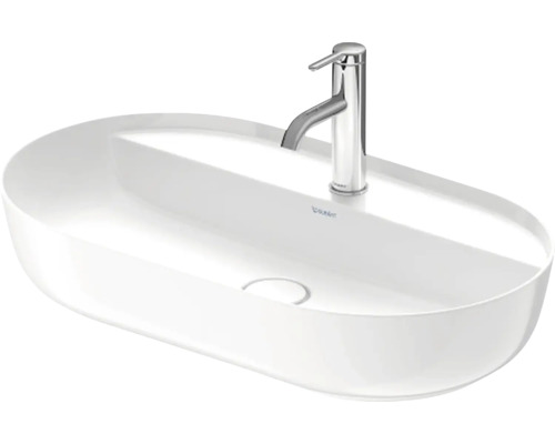 Umyvadlo na desku DURAVIT LUV sanitární keramika bílá 70 x 40 cm D 0380700000 Umyvadlo na desku z sanitární keramiky s baterií