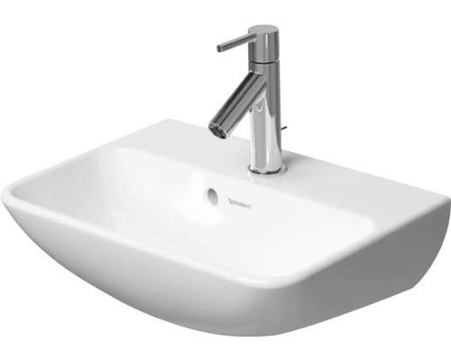 Umývátko DURAVIT ME by Starck sanitární keramika bílá 45 x 32 cm D 0719450000 Umyvadlo s vodovodní baterií