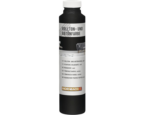 Tónovací barva Hornbach SF018 černá 0,75 l Tónovací barva Hornbach SF018 černá 0,75 l