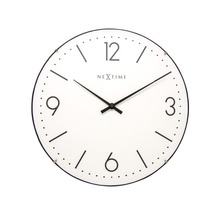 Nástěnné hodiny NeXtime Basic Dome bílé Ø 35 cm-thumb-2
