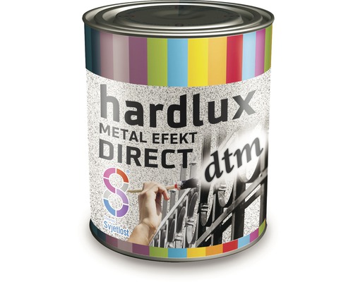 Barva na kov Chromos Hardlux METAL EFEKT antikorozní antracit 200 ml Kbelík barvy Hardlux Metal Effekt Direct