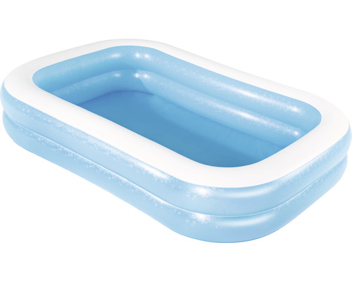 Nafukovací obdélníkový bazén se třemi kruhy