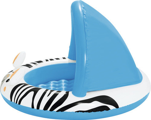 Nafukovací brouzdaliště se zebřím designem a sluneční clonou