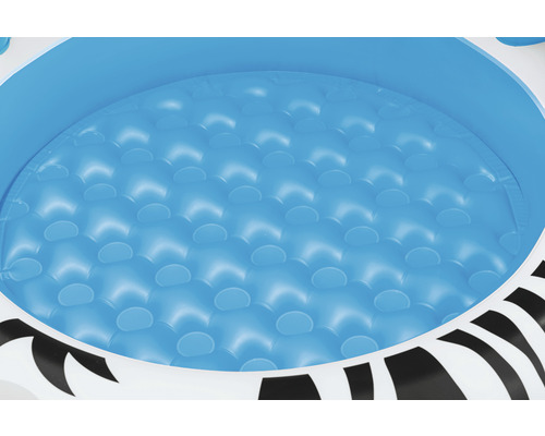 Nafukovací bazén se vzorem zebry a polstrovaným dnem
