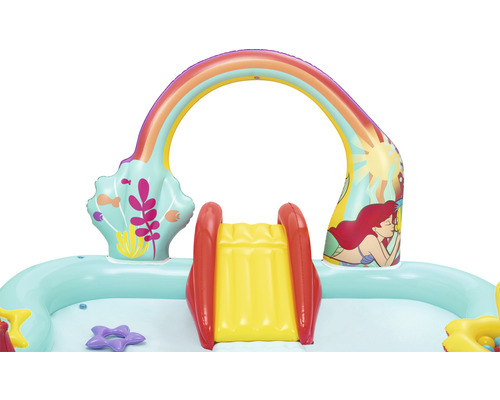 Nafukovací brouzdaliště se skluzavkou a motivem Disney Malá mořská víla