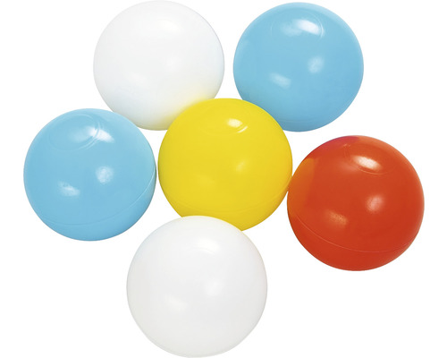 Vícebarevné plastové hrací míče
