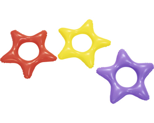 Tři plavecké kruhy ve tvaru hvězdy