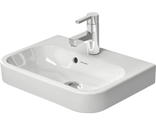 Umyvadlo DURAVIT Happy D.2 sanitární keramika bílá 50 x 36 cm D 0710500000 Keramické umyvadlo s baterií