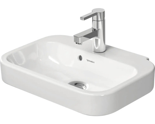 Umývátko DURAVIT Happy D.2 sanitární keramika bílá 50 x 36 cm D 0709500000 Keramické umyvadlo s baterií