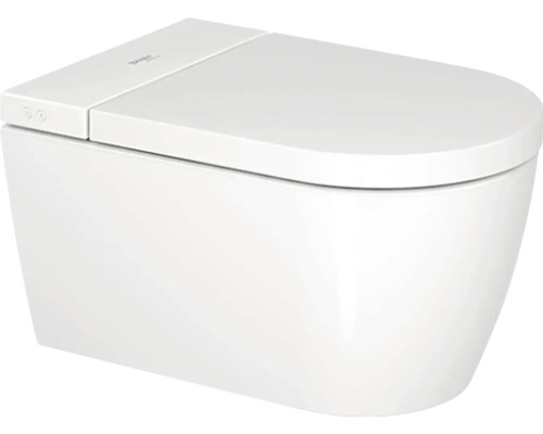 Závěsné WC DURAVIT SensoWash Starck F otevřený splachovací kruh bílá vč. WC prkénka D 650000012004320-0