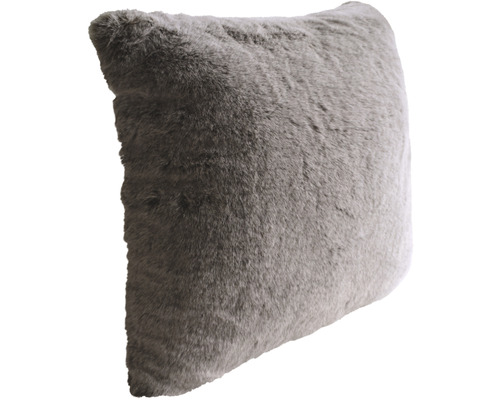 Čtvercový polštář s kožešinovou texturou