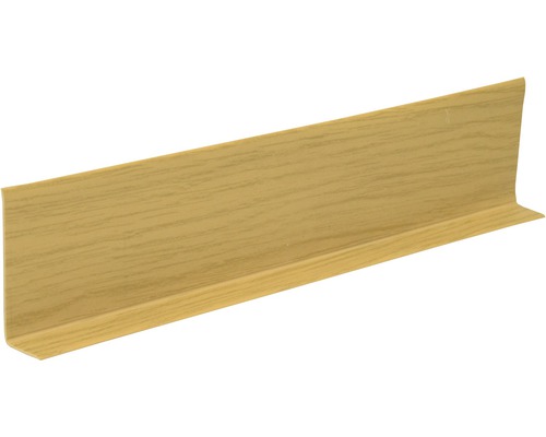 Soklová lišta KU006 dub samolepicí 15 x 50 x 15000 mm Plastová podlahová lišta s dřevěným dekorem