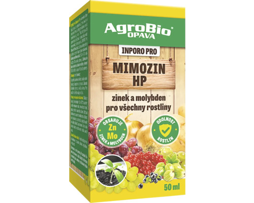 Zinek a molybden pro postřik rostlin INPORO Pro Mimozin HP 50 ml