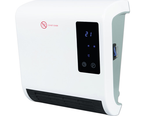 Nástěnný ohřívač s digitálním displejem a ovládacím panelem