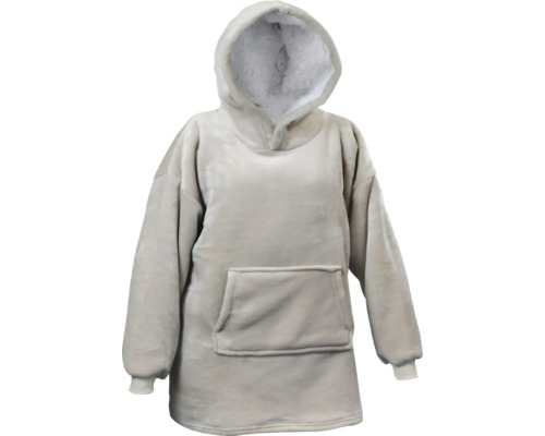 Mikinová deka šedá Oversized Hoodie chateau grey 70x50x87 cm