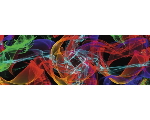 Abstraktní zobrazení barevných kouřových oblaků