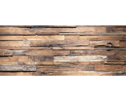 Obklad stěny ze dřeva