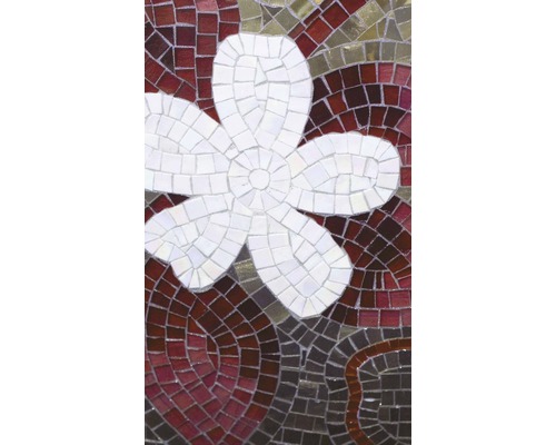 Mozaikový obklad s květinovým vzorem