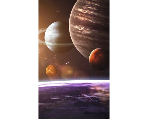 Ilustrace planet ve vesmíru