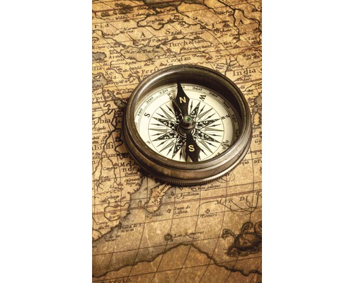 Kompas na staré mapě
