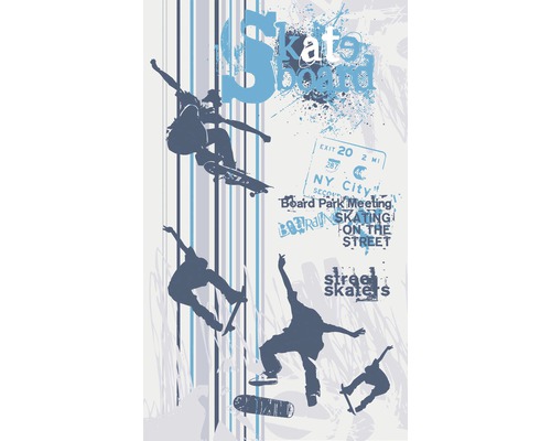 Motiv skateboardu se siluetou skateboardisty