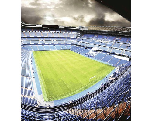 Fotbalový stadion s trávníkem a tribunami