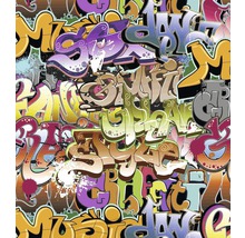 Graffiti tapeta s písmeny a vzory
