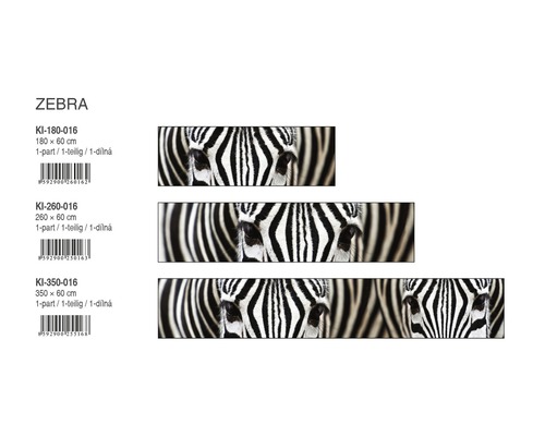 Dekorativní nástěnný obraz Zebra v různých velikostech