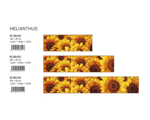 Rohožka Helianthus se vzorem slunečnic v různých velikostech