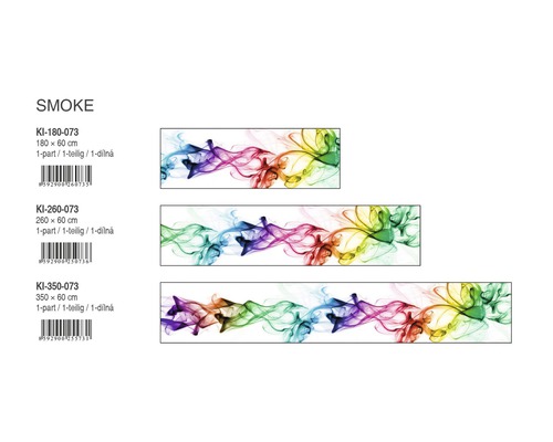 Dekorační fólie s motivem kouře v různých velikostech