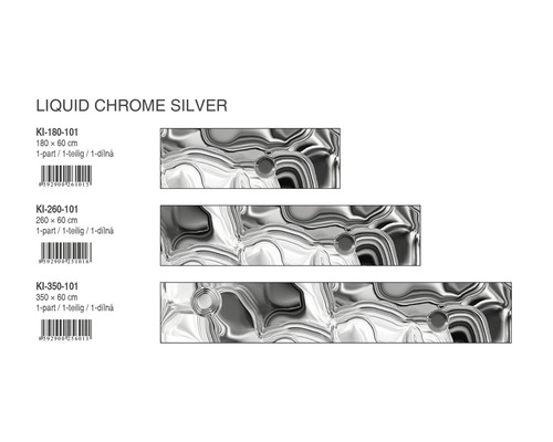 Tekutý chrom stříbrný v různých velikostech