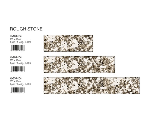 Dekorativní panely v různých velikostech s kamenným vzorem