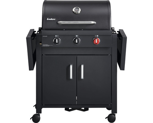 Plynový gril Enders Chicago se třemi hořáky, základnou a bočními policemi