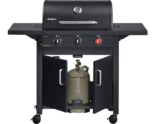 Plynový gril Enders Chicago se třemi hořáky a plynovou lahví