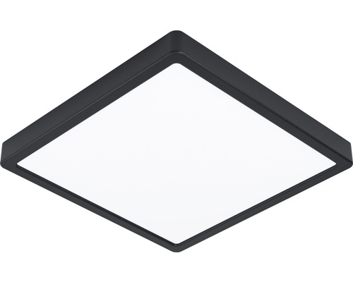 LED stropní svítidlo Eglo 78815 Fueva 20 W 2500 lm 4000 K 28,5x28,5 cm černé Čtvercové stropní svítidlo