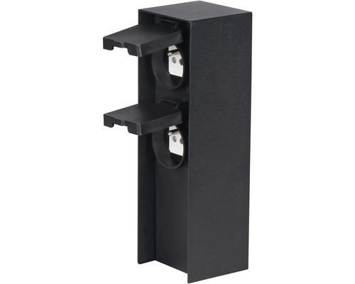 Venkovní zásuvka se dvěma zásuvkami a sklopným víkem