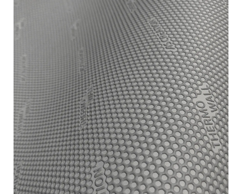 Detailní pohled na fólii Thermowall s perforovaným povrchem