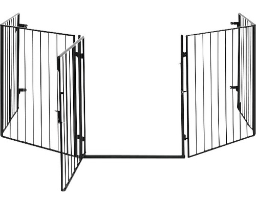 Nastavitelná kovová zábrana do dveří