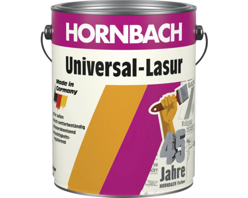 Univerzální lazura 45 let HORNBACH ořech 4,5 l Univerzální lazura 45 let HORNBACH ořech 4,5 l