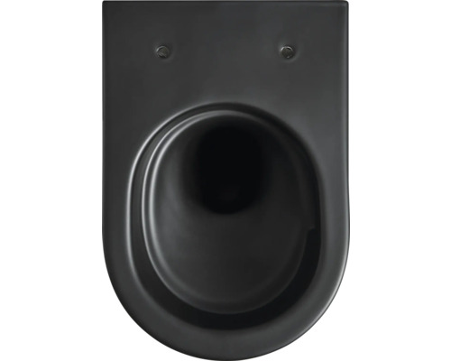 Závěsný hluboký splachovací záchod z keramiky, pohled shora