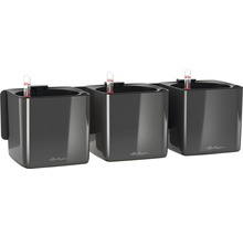 Tři nástěnné květináče se zavlažovacím systémem